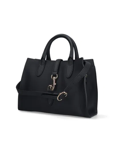 Gucci Jackie Leather Medium Tote Bag In Black