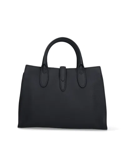 Gucci Jackie Leather Medium Tote Bag In Black