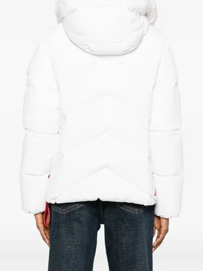 After Label Helsinki Hooded Padded Jacket In White