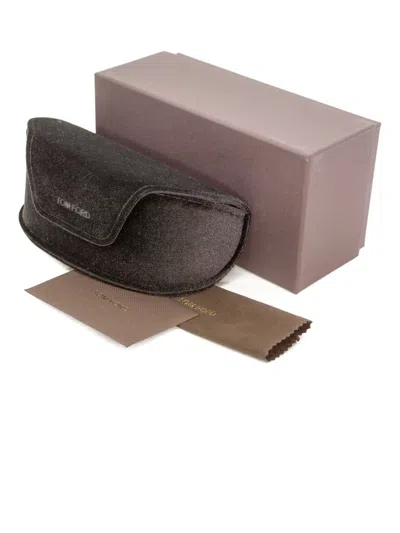 Tom Ford Cielle Oval-frame Sunglasses In Neutral