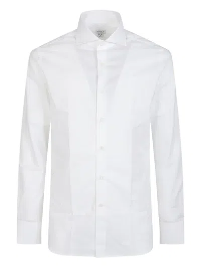 Orian Long-sleeved Cotton Shirt In White