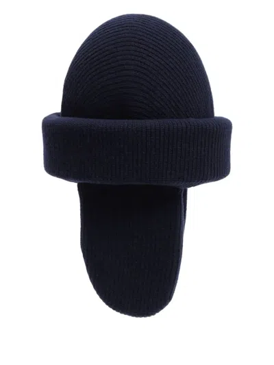 Duran Lantink Cashmere-blend Beanie In Blue