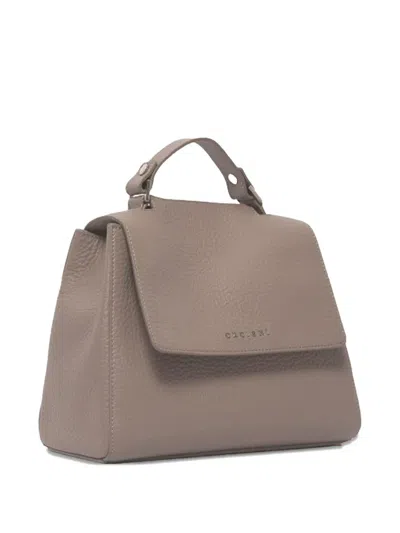 Orciani Small Sveva Soft Crossbody Bag In Brown