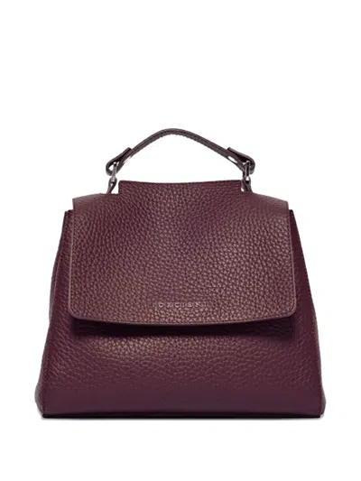 Orciani Small Sveva Tote Bag In Purple