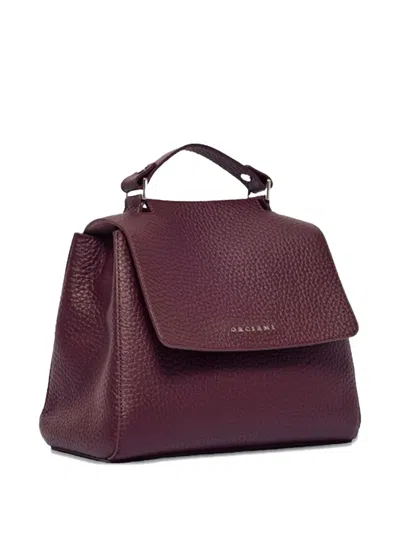 Orciani Small Sveva Tote Bag In Purple