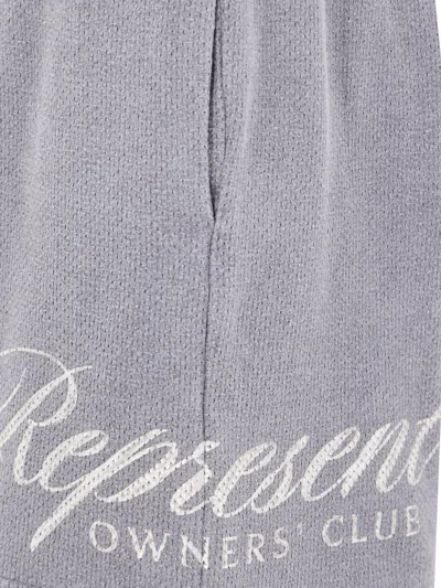 Represent Bermuda Owners Club Script In Gray
