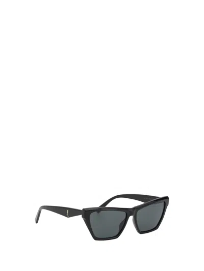 Saint Laurent Sl M103 Black Gray Crystal Sunglasses
