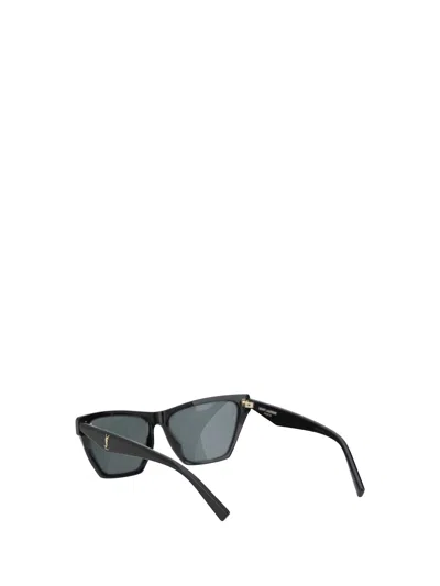 Saint Laurent Sl M103 Black Gray Crystal Sunglasses