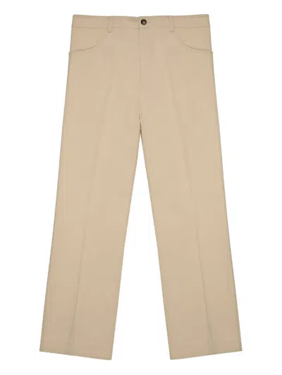 Bally Straight Trousers In Neutral