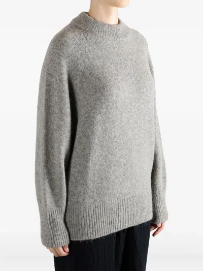 Studio Nicholson Crew Neck Sweater In Gray