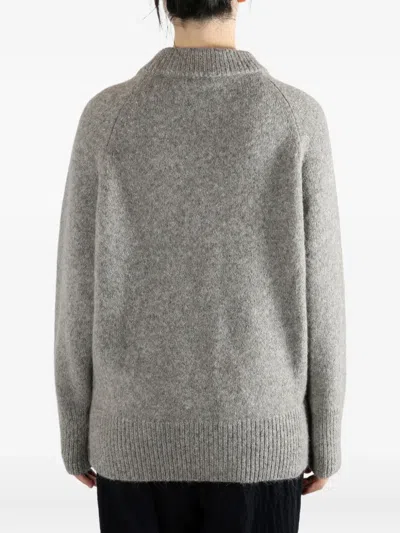 Studio Nicholson Crew Neck Sweater In Gray