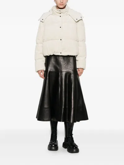 Antonelli Hooded Long-sleeve Casual Jacket In White