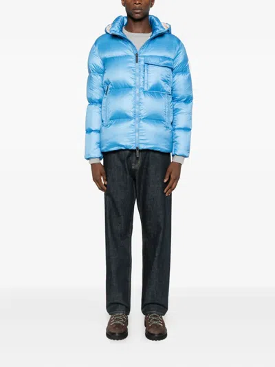 After Label Katalla Hooded Coat In Blue