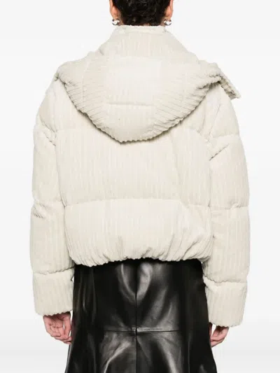 Antonelli Hooded Long-sleeve Casual Jacket In White