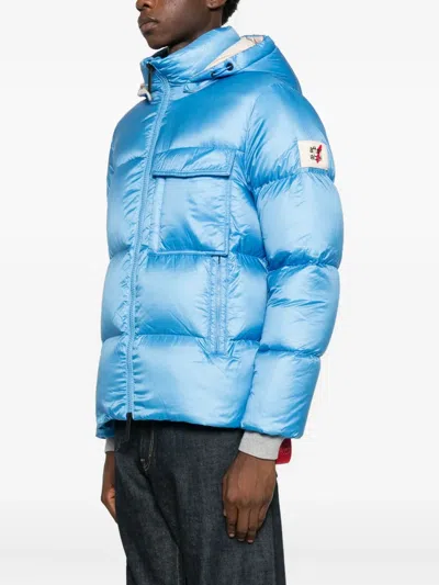 After Label Katalla Hooded Coat In Blue