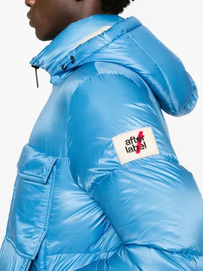 After Label Katalla Hooded Coat In Blue