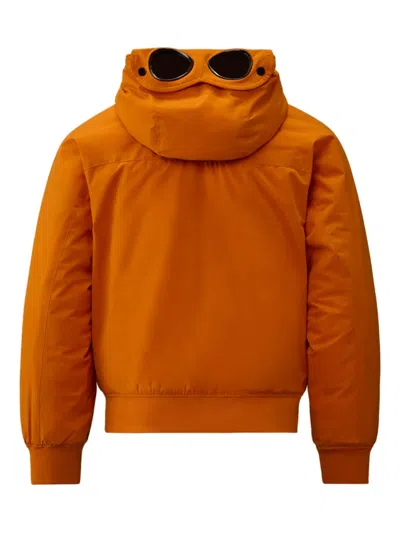 C.p. Company Pro-tek Goggle Hood Jacket In Orange