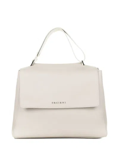 Orciani Medium Sveva Tote Bag In White