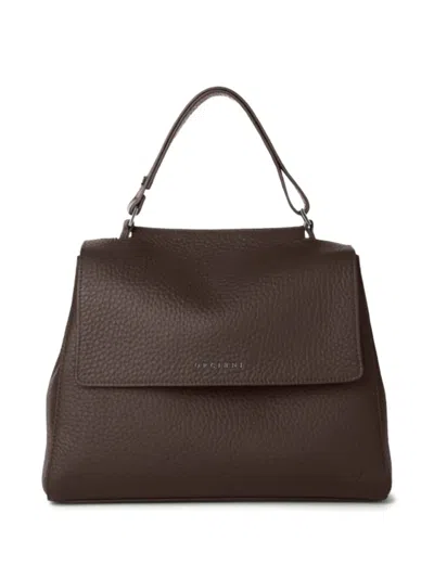 Orciani Medium Sveva Tote Bag In Brown