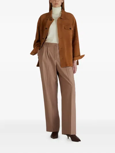 Incotex Pleated Trousers In Pink