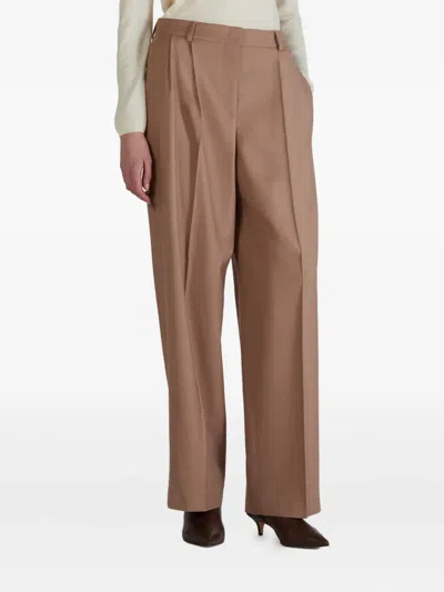 Incotex Pleated Trousers In Pink