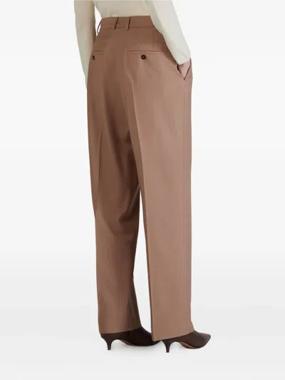 Incotex Pleated Trousers In Pink