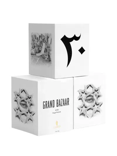 L'objet Grand Bazaar Nª 30 Star-motif Candle (pack Tree) In White