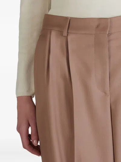 Incotex Pleated Trousers In Pink