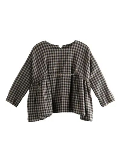 Daniela Gregis Checked Blouse In Multi
