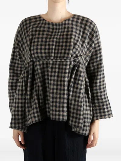 Daniela Gregis Checked Blouse In Multi