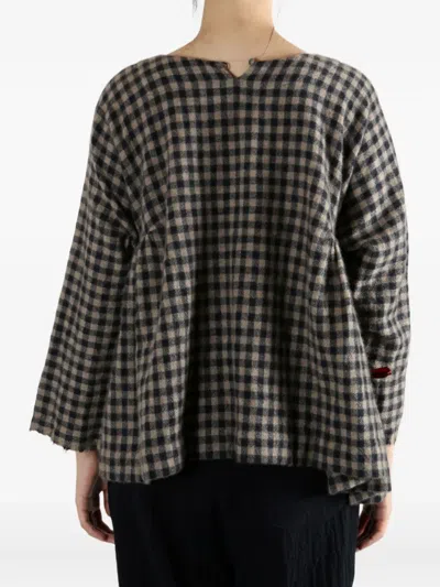 Daniela Gregis Checked Blouse In Multi