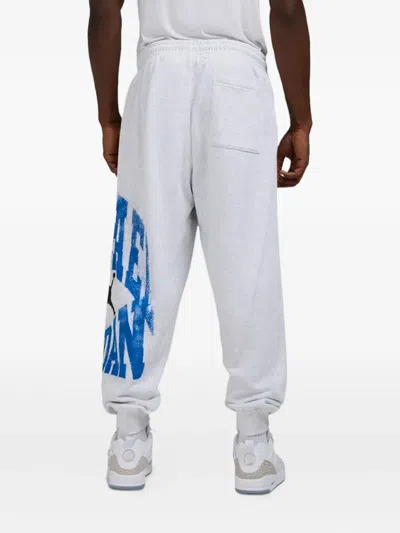 Jordan Logo-detail Track Pants In Gray