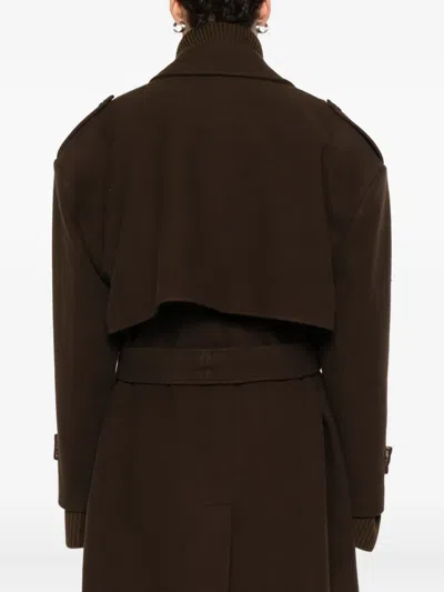 Le Sully Studio Coats In Brown