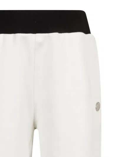 Missoni Zigzag-pattern Cotton Trousers In White