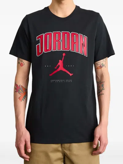Jordan Logo-print T-shirt In Blue