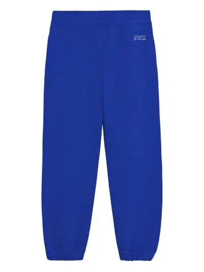 County Of Milan Drawstring Trousers In Blue