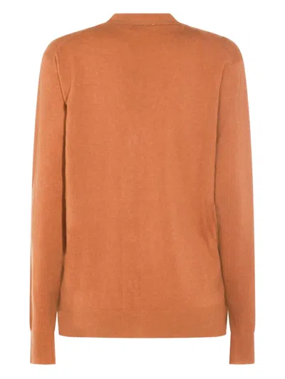 Altea Camel Wool Knitwear In Brown