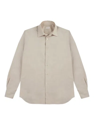 Glanshirt Oxford-weave Cotton Shirt In Neutral