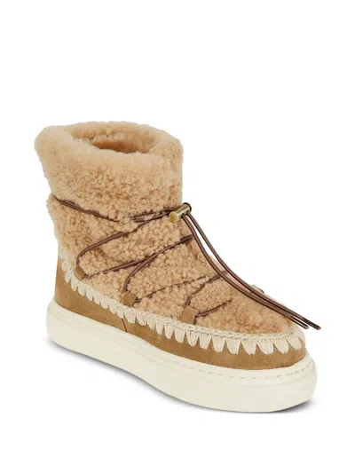 Mou Eskimo Sneaker Bold Scoub Lace In Brown