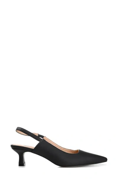 Journee Collection Paulina Slingback Pump In Black