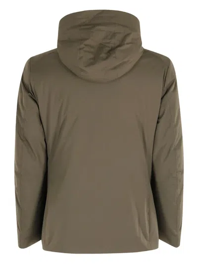 Montecore Hooded Pocket Jacket In Green