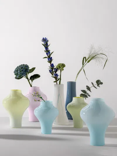 Nasonmoretti As16 Vase (30cm X 22cm) In Blue
