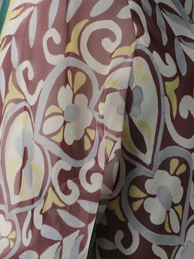 Etro Silk Dress With Paisley Print In Multi