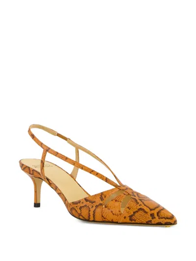 Francesco Russo Kitten-heel Pumps In Multi