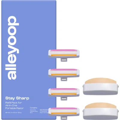 Alleyoop Stay Sharp Refill Pack For All-in-one Portable Razor In Multi