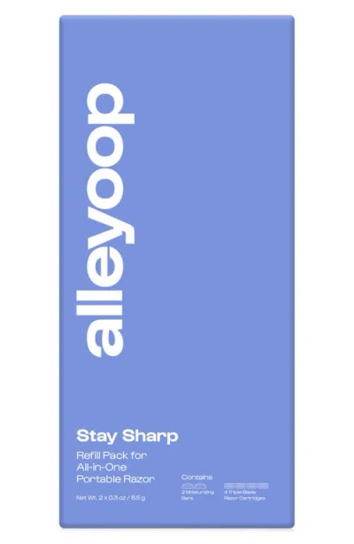 Alleyoop Stay Sharp Refill Pack For All-in-one Portable Razor In Multi