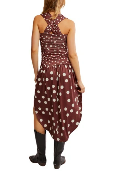 Free People Raylon Midi Dress In Brown | ModeSens
