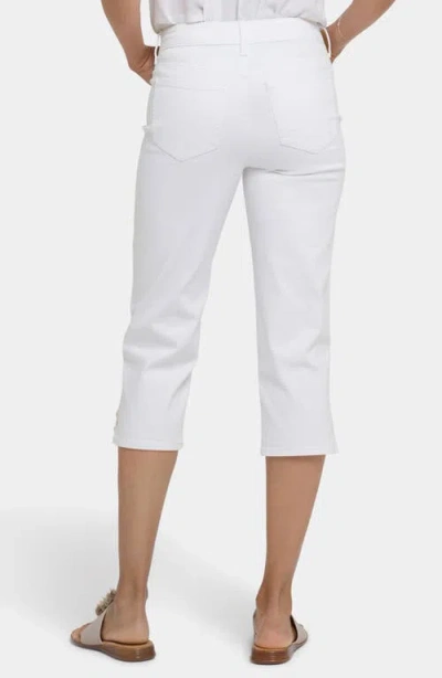 Nydj Chloe Slit Capri Jeans In White