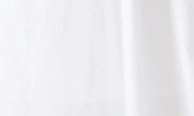 Steve Madden Kassie Bead Detail Smock Waist Cotton Midi Dress In White