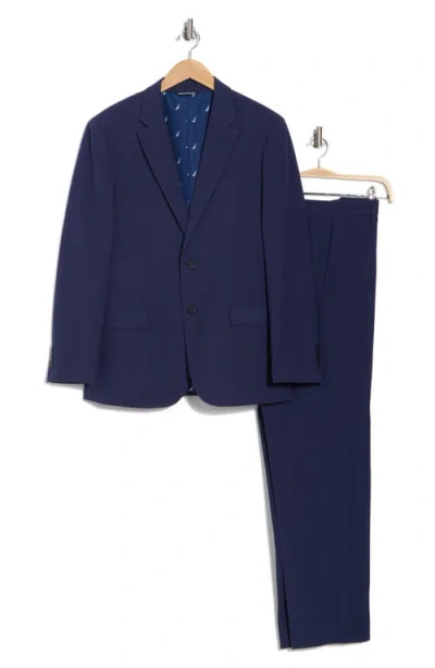 Nautica Blue Solid Suit In Blue
